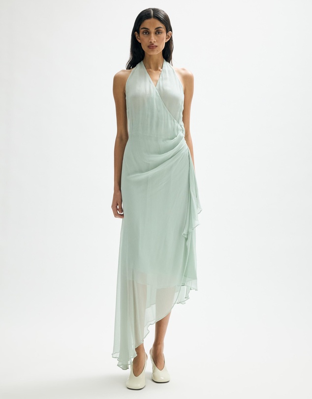 Minima Esenciales - Veda Halter Maxi Dress