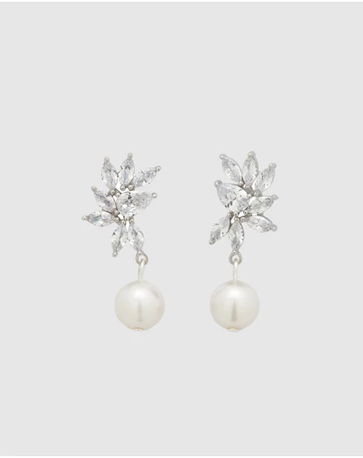 Stephanie Browne - Twilight pearl earrings