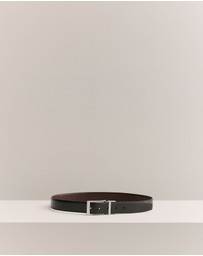 Trenery - Ballard Reversible Belt in Chocolate
