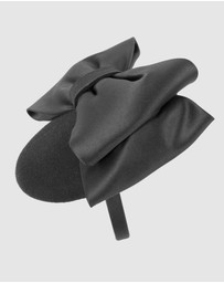 Max Alexander - Felt Winter Pillbox Fascinator with Bow