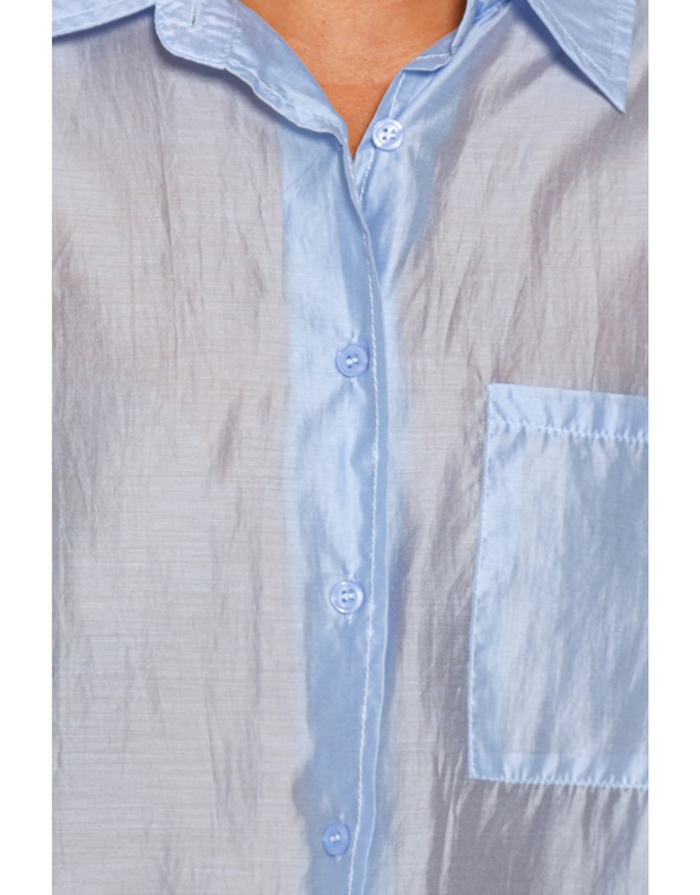 Petal & Pup - Alvine Sheer Shirt - Sky Blue