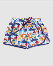 Tyoub - Tyoub Mid-Length Swim Trunks Animal Spirit