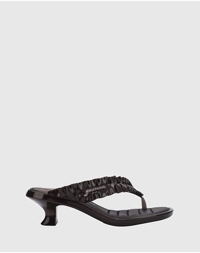 Melissa - MELISSA THONG KITTEN HEEL + GANNI