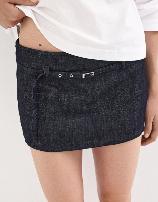 M.N.G - Denim Culottes with Belt