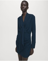 M.N.G - Draped Scarf Dress