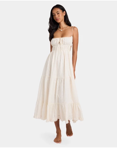 Billabong - Womens Simply Sweet Broderie Maxi Dress