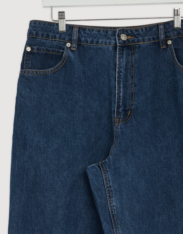Revibe - Repaired AERE High Rise Straight Leg Jeans - AU 18