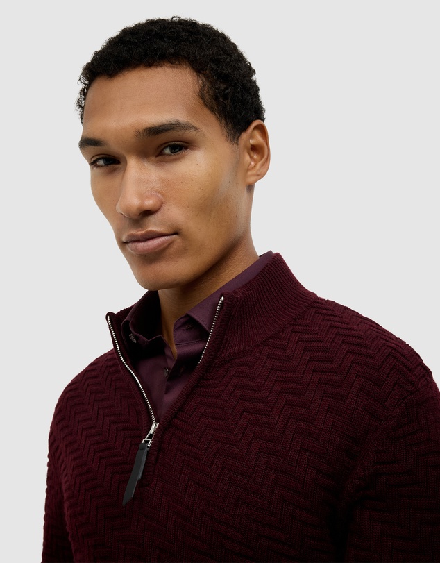 Politix - Barker Quarter Zip Knit