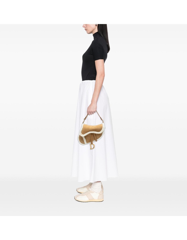 Pre-Loved by Azura Reborn - Pre-Loved Shearling Suede Saddle Bag