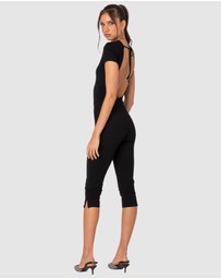 EDIKTED - Capri Open Back Jumpsuit