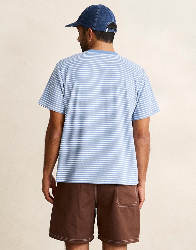Rhythm - Vintage Terry Stripe SS T-Shirt