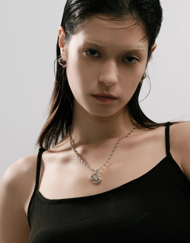 Graedance - Cancer Moonstone Pendant on Eclipse Necklace