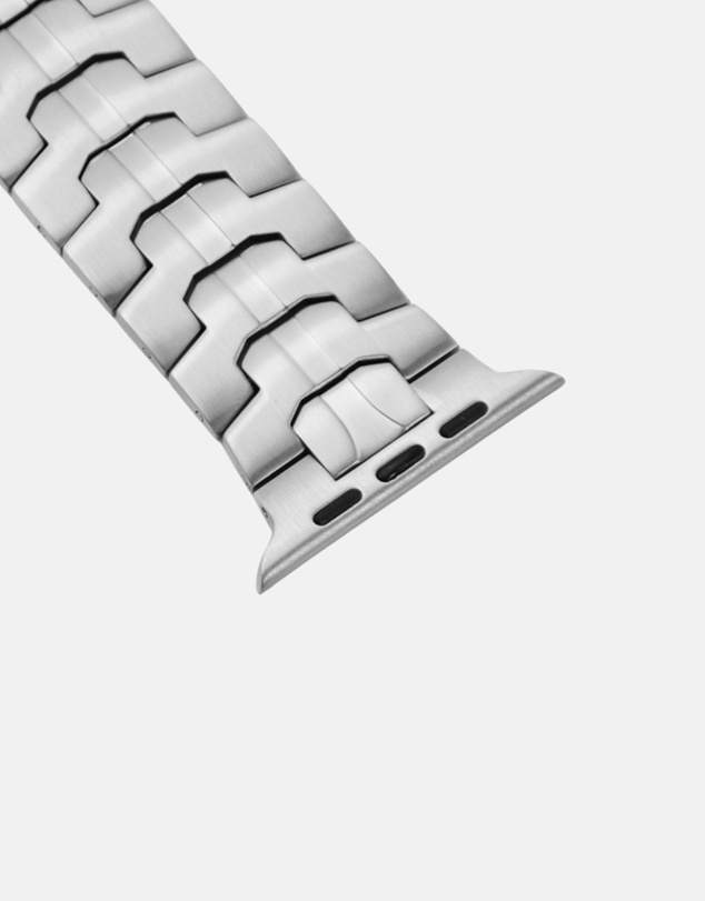 Friendie - Stainless Steel Link Bracelet Band (Ultra Style) - Darwin Ultra - Apple Watch Compatible