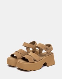 EVERAU - Australian Shepherd Ugg Eive Cow Suede Upper Loafer Oxfords Flats