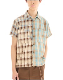 THE TALES - The Tales Half n Half 70's Flannel Camp Shirt
