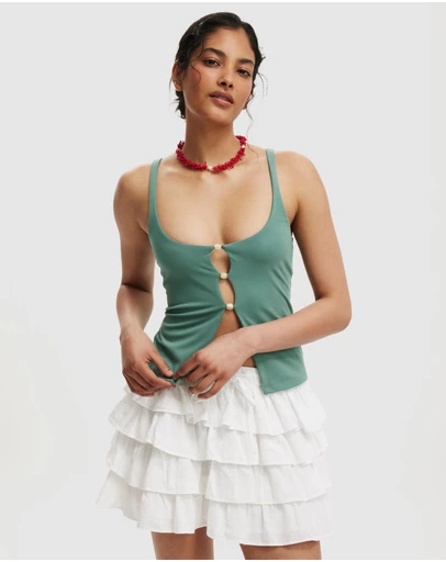 Cotton On - Ava Keyhole Bead Cami