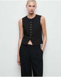 M.N.G - Suit Waistcoat With Buttons