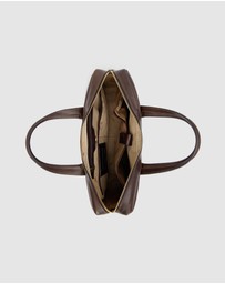 Republic of Florence - The Tokyo Matt Chocolate Briefcase