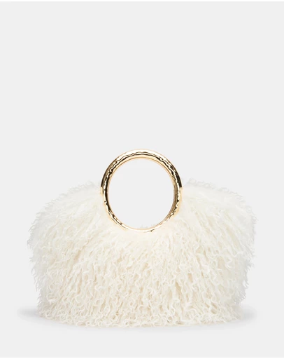 Steve Madden - BKova Cream Clutch Bag