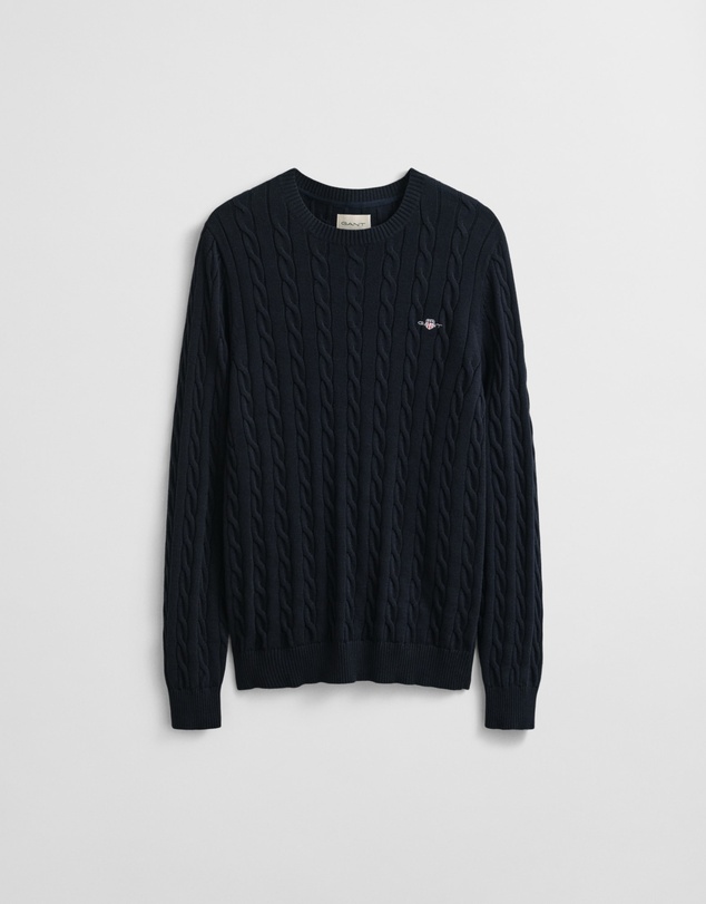 Gant - Cotton Cable Crew Neck Knit