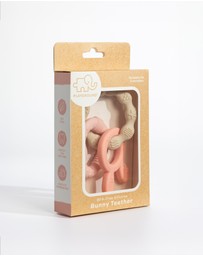 Playground - Silicone Bunny Teether - Pink