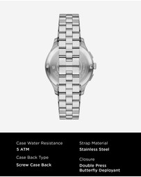 Emporio Armani - Silver Tone Chronograph Watch