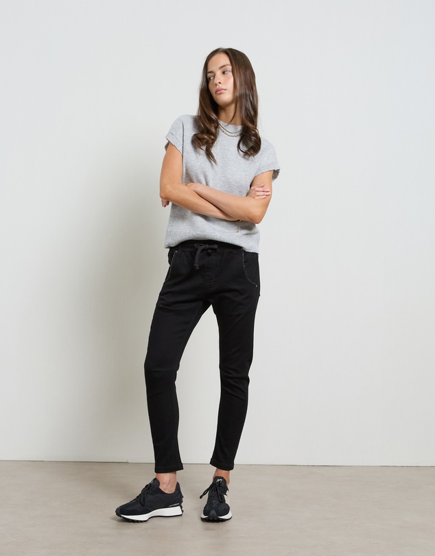 DRICOPER DENIM - Active Denim Black Jeans