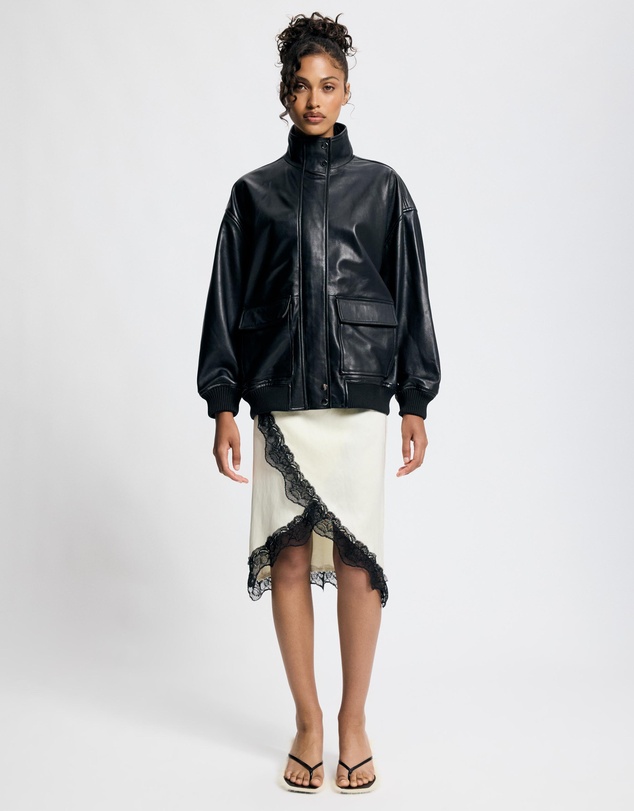 Lover - Thea Lace Trim Wrap Skirt
