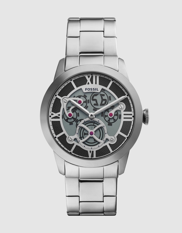 Fossil - Townsman Silver Tone Analogue-Digital Watch