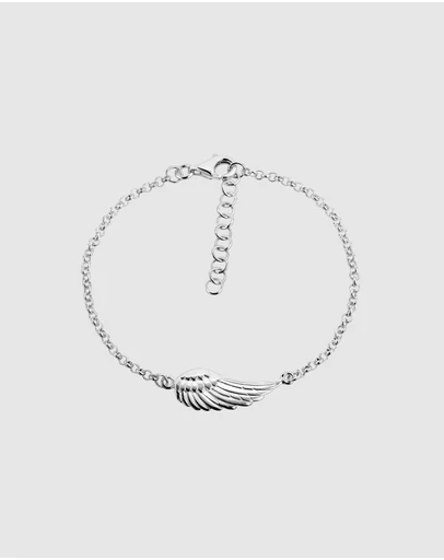 Elli Jewelry - Bracelet Wing Guardian Angel 925 Sterling Silver