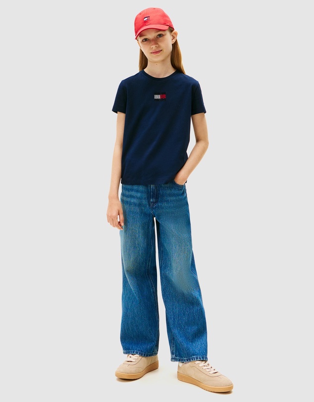 Tommy Hilfiger - Rhine Stone Flag Tee SS - Teens