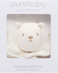 Purebaby - Bunny Rug  & Snookie Gift Pack-Babies