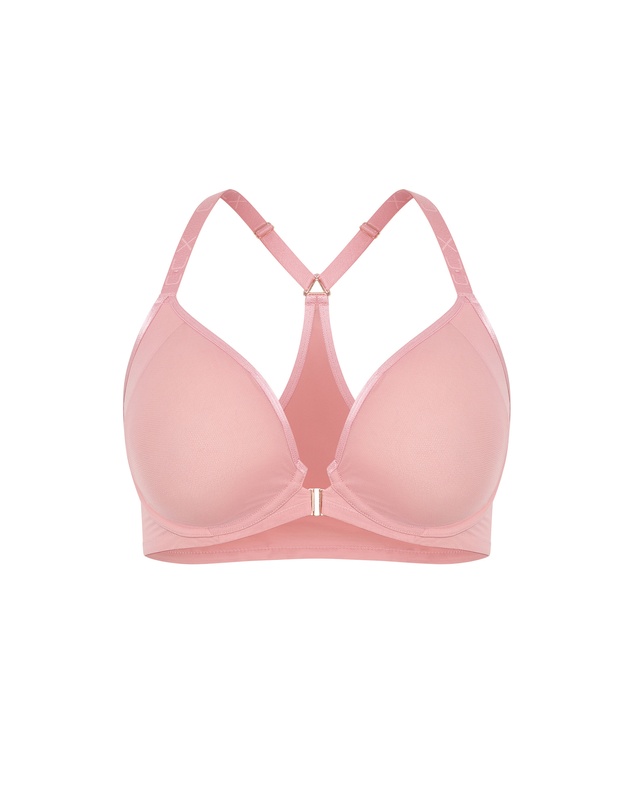 City Chic - Signature Mesh Plunge Underwire Bra