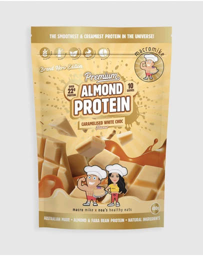 Macro Mike - Premium Almond Protein Caramelised White Choc
