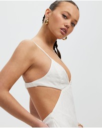 Third Form - Paisley Bias Triangle Midi Dress