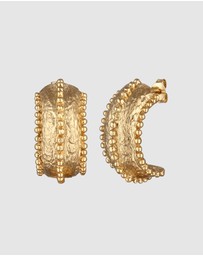 Haze & Glory - ICONIC EXCLUSIVE - Earrings Amour Hoops 925 Sterling Silver Gold-Plated