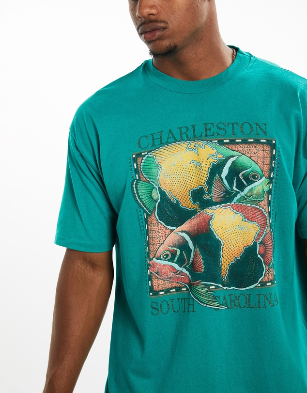 Vintage by The Real Deal - Pre Loved - 90s Charleston South Carolina Wildlife Tee