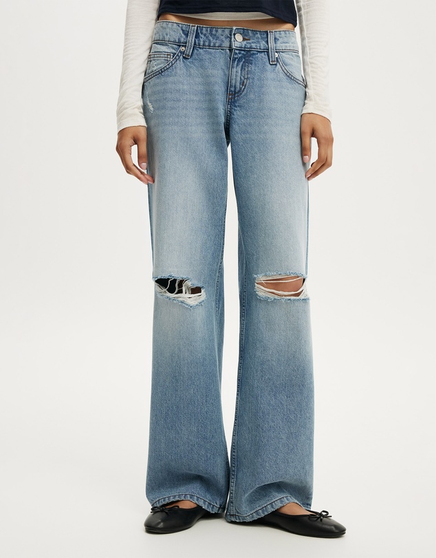 Cotton On - Petite Low Rise Straight Jean