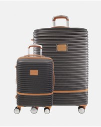 Pierre Cardin - Pierre Cardin Classique Hard Shell Medium and Cabin Bundle 2-Piece Set