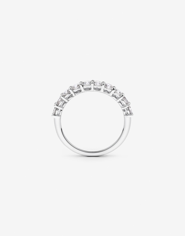 Michael Hill - 1.00 Carat TW Round Brilliant Laboratory-Grown Diamond Wedding Band in 14kt White Gold