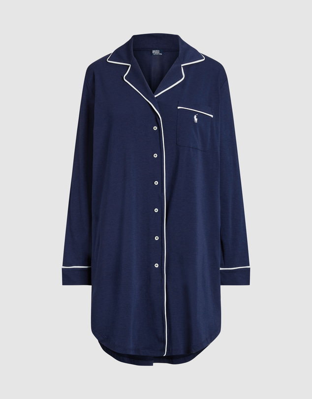 Polo Ralph Lauren - Polo Essentials Long Sleeve Cotton Jersey Sleepshirt