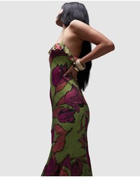 TOPSHOP - Godet Hem Occasion Midi Dress