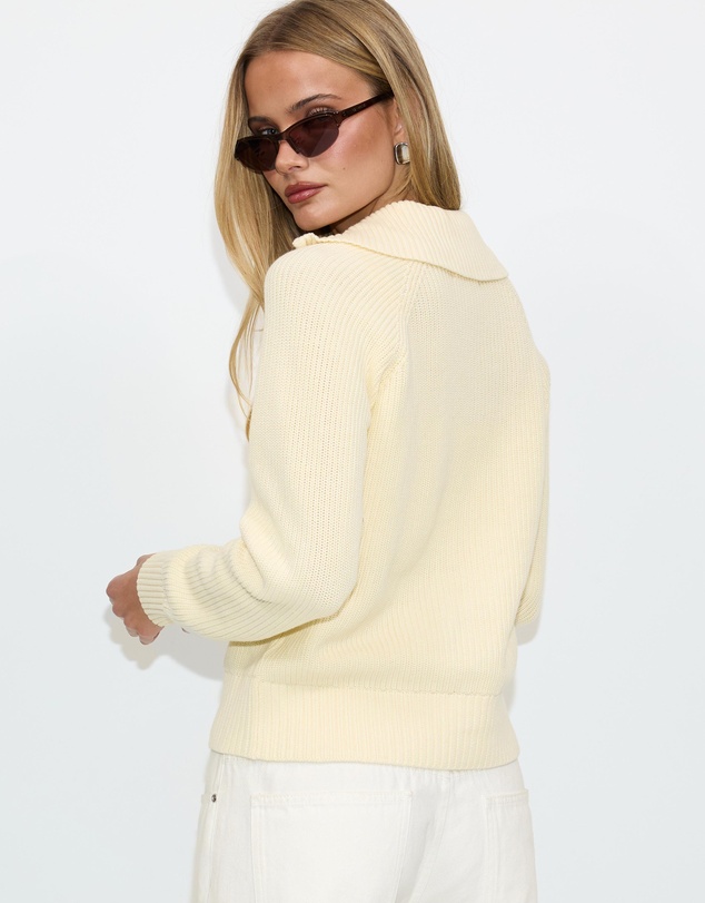 Dazie - Ada Zip Through Knit Jacket