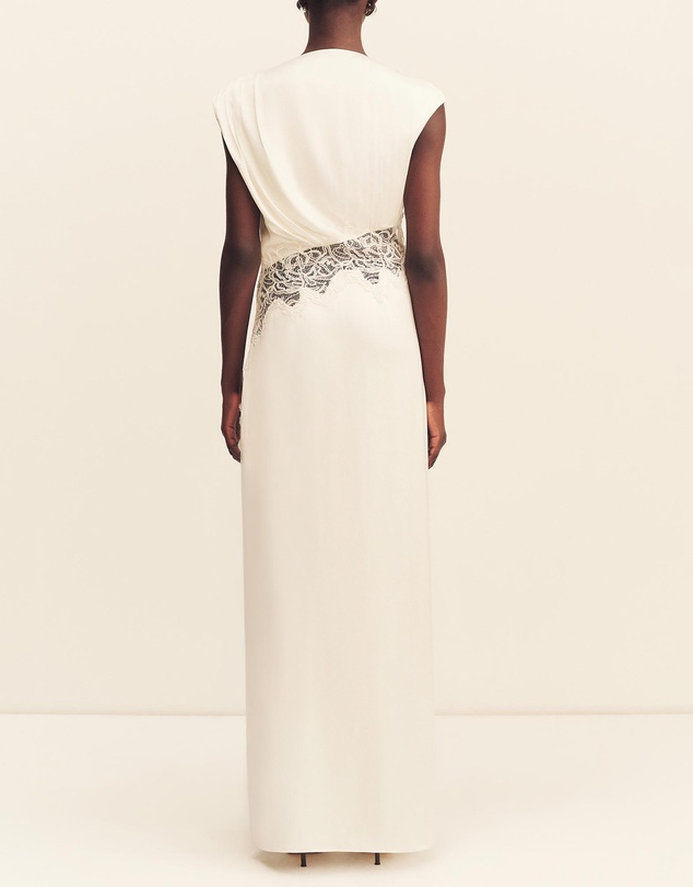Shona Joy - Eniko Lace Gathered Maxi Dress