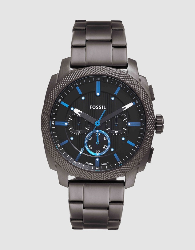 Fossil - Machine Gun-Metal Chronograph Watch