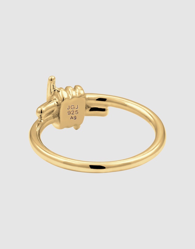 Kuzzoi - ICONIC EXCLUSIVE - Wire Band Ring in Gold-Plated 925 Sterling Silver