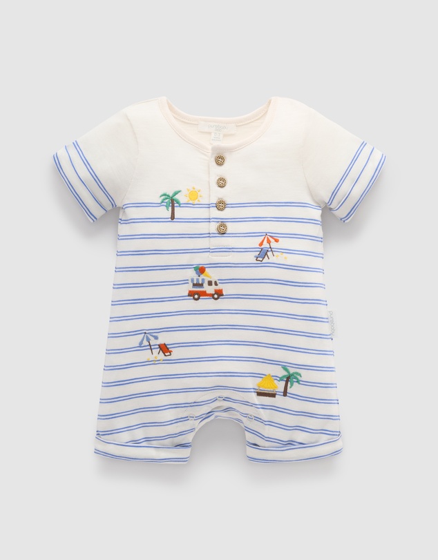 Purebaby - Resort Growsuit -Kids-Babies