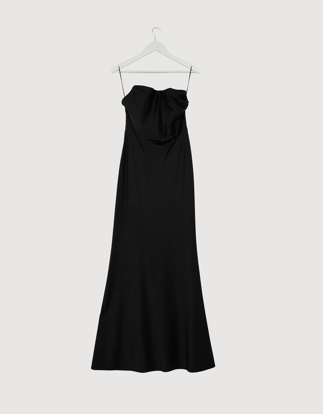 Revibe - Repaired CHANCERY Jada Strapless Corset Maxi Dress - AU 10