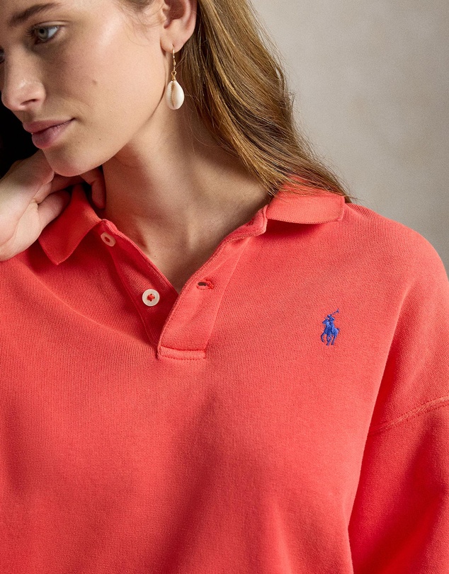Polo Ralph Lauren - Lightweight Fleece Long-Sleeve Polo - The ICONIC Exclusive