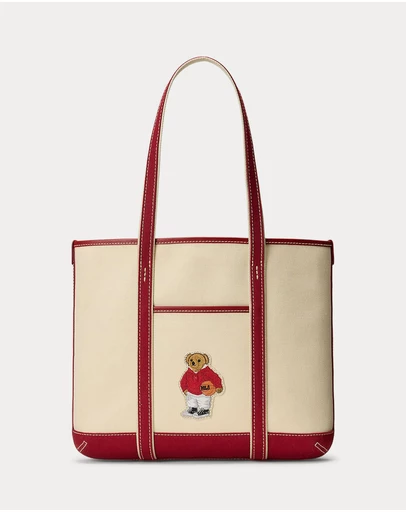Polo Ralph Lauren - Polo Bear Canvas Small Shopper Tote